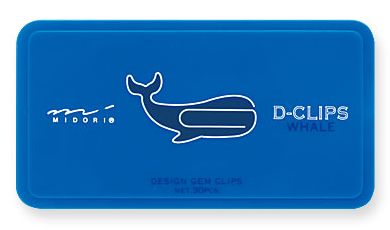 ディークリップス　クジラ柄 43181006 ＜アクアリウム＞シリーズ　ミドリ MIDORI　D-CLIPS