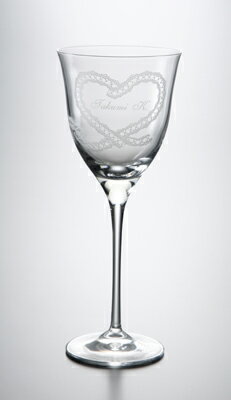 ネーム入り　エンブレムマイグラス　ナルミ　オンリーワングラス　ワイングラスお名前を刻印します！お誕生日やご結婚祝いなど記念品に