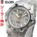 エルジン ELGIN ソーラー ダイバー腕時計 チタン(チタ...