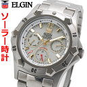 エルジン ELGIN ソーラー ダイバー腕時計 チタン(チタ...