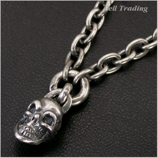 GaboriK{[jQuarter Skull & Quarter Chain NecklaceiNH[^[XJ & NH[^[`F[lbNXj