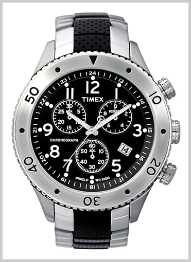 TIMEX （タイメックス）Tシリーズ シティスポーツ・クロノグラフ/ステンレス x ラバーベルト （正規品） 30%OFF T2M706