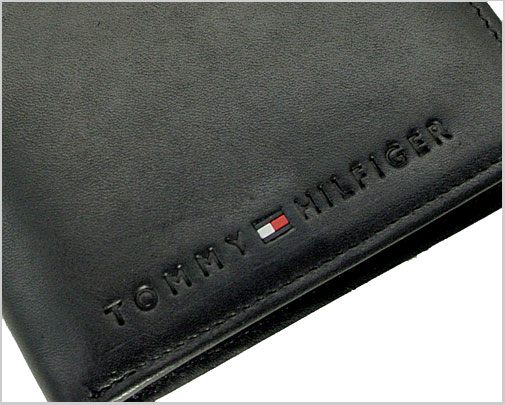 【楽天市場】TOMMY HILFIGER（トミー ヒルフィガー）二つ折り財布・小銭入れ付（ブラック）TM4859N【楽ギフ_包装】：Bell