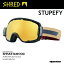 SHRED シュレッド ゴーグル STUPEFY ステューピファイ SHRASTAWOOD / AURA