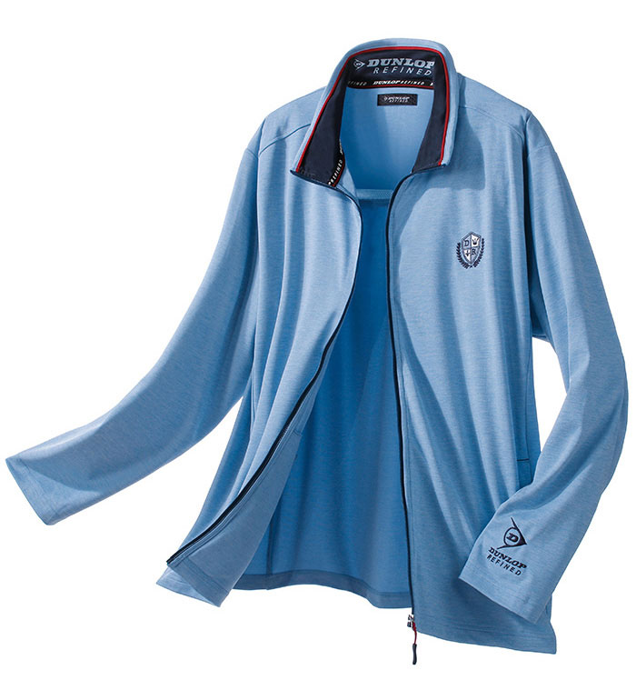 ＼まとめ買いクーポン配布中／ブルゾン ＜ダンロップ・リファインド＞日射しに負けるな！UV対策ジャケット(S〜3L) ベルーナ belluna 40代 50代 60代 メンズ 紳士 大人 メンズライフ アウター 羽織り