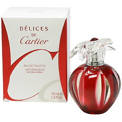 デリス ドゥ カルティエ EDT・SP 50ml 【カルティエ: 香水・フレグランス フルボトル レディース・女性用】【CARTIER DELICES DE CARTIER EAU DE TOILETTE SPRAY】