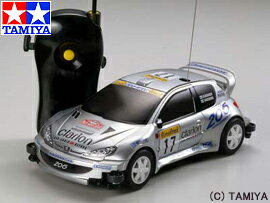 【タミヤ】 ラジ四駆 プジョ— 206 WRC フルセット Ad-5 【玩具:ラジコン:オンロードカー:組み立てキット】【TAMIYA】