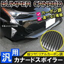 バンパーガード カナード フロント リア 未塗装 カーボン ...
