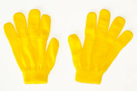婦人用カラー手袋（黄色）　50双！