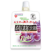 ぶどう味　クラッシュタイプの蒟蒻畑ライト（150g×6個入）マンナンライフ【5,250円（税込）以上のお買い上げで、送料無料！】