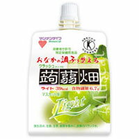 マスカット味　クラッシュタイプの蒟蒻畑ライト（150g×6個入）マンナンライフ