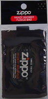 ZIPPO(ジッポー)　ハンディウォーマー用　フリース袋　（ブラック）【5,250円（税込）以上のお買い上げで、送料無料！】ZIPPOハンディーウォーマー用ケース（フリース素材） ブラック オイル充填式カイロ用ケース