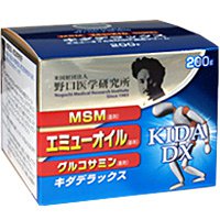 【送料無料！】野口医学研究所　塗るグルコサミン　クリーム　キダデラックス　200g　（KIDA　DX）