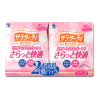 サラサーティ　Wパウダー　40枚×2個パック【さわやかローズのせっけんの香り】【5,250円（税込）以上のお買い上げで、送料無料！】