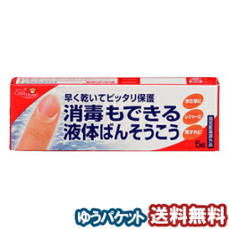 ケアハート 消毒もできる液体ばんそうこう 5g 【指定医薬部外品】 メール便送料無料