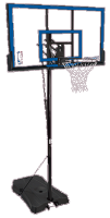 【送料無料】バスケットゴール ゲームタイムシリーズ NBAロゴ入り バスケットゴール 73655CN SPALDING スポルディングの画像