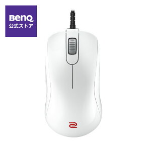 【BenQ公式店】BenQ ベンキュー ZOWIE Sシリーズ ゲーミングマウス 限定版 ホワイト（左右対称/3360センサー/右手用/USBポートに挿すだけで使える/有線パラコードケーブル/M・Lの2サイズ展開）