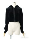 VELOUR NOIR by FOXEY フォクシー パーカー Lady Parka ベロア【38】【Aランク】【中古】tn300405t