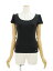 フォクシーニューヨーク Tシャツ カットソー Tuck Sleeve Top 半袖 38【Aランク】【中古】tn301209