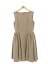 フォクシーニューヨーク ワンピース 38328 Side Gathers Dress 増産品 ノースリーブ 42【Aランク】【中古】tn190207