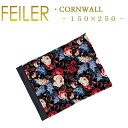 送料無料 フェイラー 150×250 タオルケット サテン付き コーンウォール CORNWALL Chen