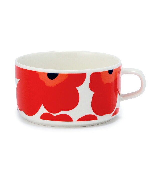 マリメッコ marimekko ウニッコ UNIKKO ティーカップ TEA CUP 250ml ホワイト×レッド 63430-001 【あす楽対応】【HLS_DU】【RCP】