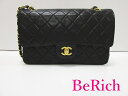 シャネル CHANEL マトラッセ 25 ダブル フラップ チェーン ショルダーバッグ A01112 ラム スキン ココマーク CC ロゴ 鞄 【中古】【送料無料】 bk7369