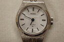 セイコー☆SEIKO☆ハイビート☆Hi Beat☆手巻き☆レディース腕時計☆1120-0100☆ウォッチ☆シルバー☆ホワイト☆白☆文字盤☆カットガラス☆白金メッキ☆WGP☆ブレス☆アンティーク☆時計☆婦人 【中古】ht956