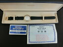 セイコー☆SEIKO LUCENT☆メンズ腕時計☆7N01-6160☆ウォッチ☆クォーツ☆SS×レザー☆ネイビー×白×ゴールド【中古】ht1376-1