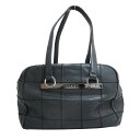 CHANEL (シャネル) ボストンショルダーバッグ ボストンバッグ ブラック キャビアスキン ランクB