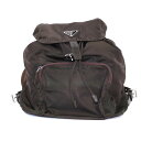PRADA(プラダ)/リュックサック レディース/リュックサック/茶系/ナイロン/【ランクA】(B4650)【中古】
