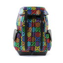 【特価商品】GUCCI(グッチ)/GGサイデリックミディアム バックパック ★レア★/リュックサック/マルチカラー/スプリームキャンバス/【ランクS】(598140)【中古】