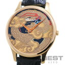 ショパール 【CHOPARD】 L.U.C. XP 人間国宝 増村紀一郎 監修 山田平安堂 蒔絵 青龍文字盤 ドラゴン16/1902-5044 メンズ ゴールド/ブラック K18ローズゴールド 腕時計 時計 L.U.C. XP HEIANDO "BLUE HORN DRAGON" GOLD/BLACK K18RG 漆【中古】