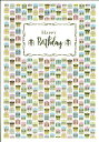 Birthday 誕生日 カード グリーティングカード 輸入カード オランダ QUIRE(クワイヤー)定型サイズ 封筒付き 箔押し エンボス加工