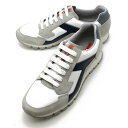 『セール sale』プラダ PRADA 【PRADA SPORTS】メンズ レザー スニーカーBIANCO+ROYAL4E2830 OZ6 BJO【送料無料】 【あす楽対応】【楽ギフ_包装】【注目アイテム】