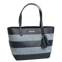 『セール sale』マイケルコース MICHAEL KORS【STRIPE CANVAS ストライプキャンバス】 ラージ トートバッグWASHED DENIM (デニムブルー)30H6SUOT3C 420【送料無料】 【あす楽対応】【注目アイテム】