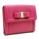 『ポイント5倍』サルヴァトーレ フェラガモ Salvatore Ferragamo【VARA RIBBON / ヴァラ リボン】 二つ折り財布 PHOENIX PINK (フェニックスピンク) 22C911 0737541【送料無料】 【あす楽対応】 【コンビニ受取】 【ロッカー受取】 【国際配送】