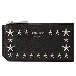 ★ポイント5倍★<strong>ジミーチュウ</strong> JIMMY CHOO【CASEY / ケイシー】 メンズ スタースタッズ カードケース コインケース ブラック CASEY UUF 202 BLACK/SILVER【送料無料】 【あす楽対応】 【コンビニ受取】 【海外配送】 【国際配送】