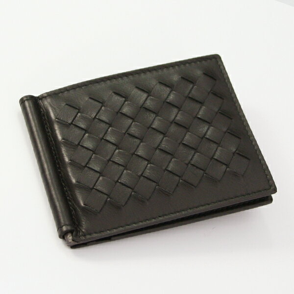 BOTTEGA VENETA　ボッテガ・ヴェネタクリップ式 二つ折り財布 NERO (ブラック)245511 VQ122 1000【Luxury Brand Selection】 【Aug08P3】