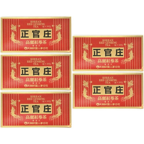 正官庄 高麗紅蔘茶 30包【5個セット】(4987030701823-5)