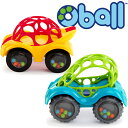 【Oball】 オーボール ラトル&ロール レッド ブルー つかみやすい やわらか屋根のミニカー! 3か月〜 男の子 ミニカー カー おもちゃ 知育 玩具 キッズ ベビー ボール 青 赤 車 ギフト 赤ちゃん おしゃれ 海外 ブランド 定番 屋内