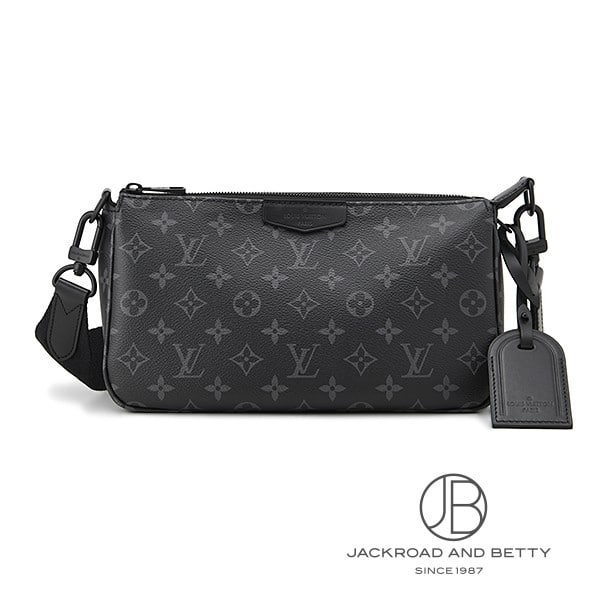 ルイ・ヴィトン LOUIS VUITTON ポシェット・アクセソワール モノグラム エクリプス ブラック 黒 M11741 新品 バッグ/財布/小物