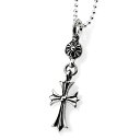 【楽天ランキング1位獲得!】 クロムハーツ 1 ボール タイニー CH クロス チャーム 【Chrome Hearts】