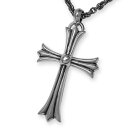 【送料無料】【代引手数料無料】【Chrome Hearts-クロムハーツ-】ラージCHクロスペンダントw/プレーンベイル?Large CH cross pendant/Plain bail-