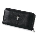 クロムハーツ レクタンギュラーFジップウォレット #2 CHクロス ブラック CHROME HEARTS