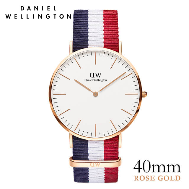 ダニエルウェリントン Daniel Wellington 40mm ケンブリッジ ローズ …...:beyondcool:10032082