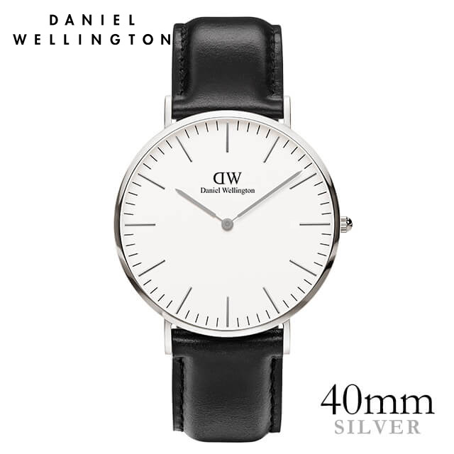 ダニエルウェリントン Daniel Wellington 40mm シェフィールド シルバー メンズ...:beyondcool:10032098