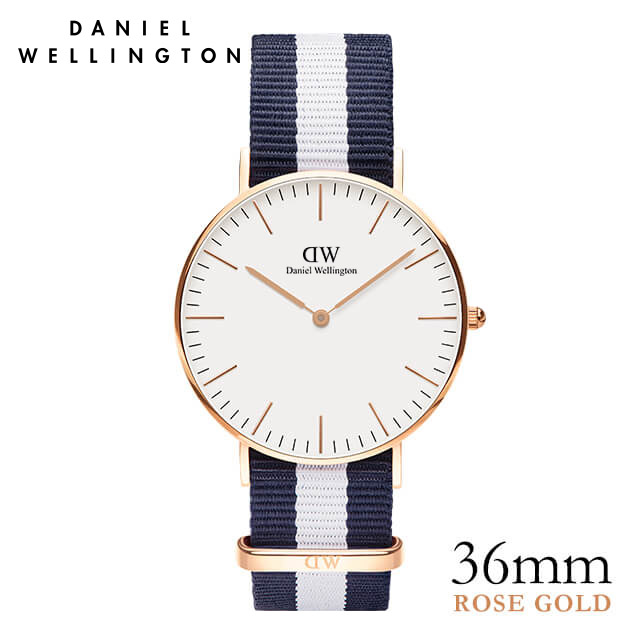 ダニエルウェリントン Daniel Wellington 36mm グラスゴー ローズ メンズ レデ...:beyondcool:10032134