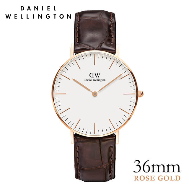 ダニエルウェリントン Daniel Wellington 36mm ヨーク ローズ メンズ レディー...:beyondcool:10032141