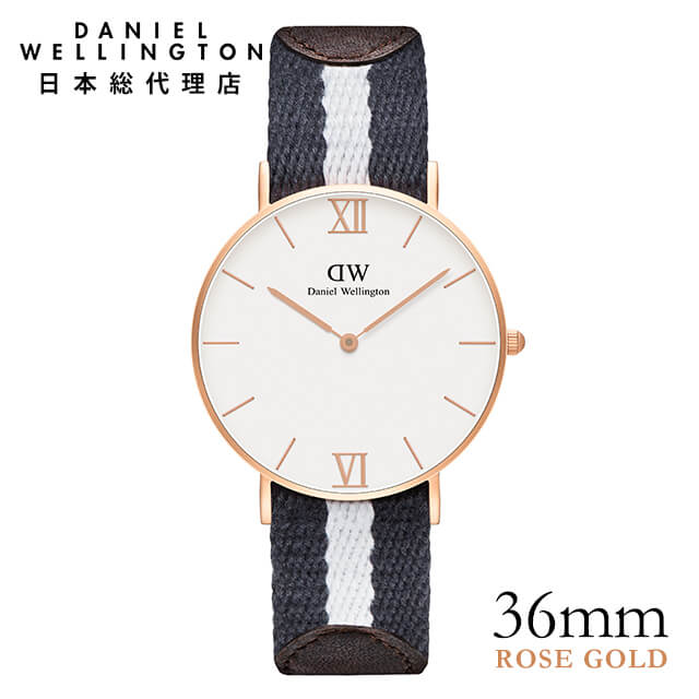 ダニエルウェリントン Daniel Wellington 36mm グレースグラスゴー サンドブラス...:beyondcool:10033933